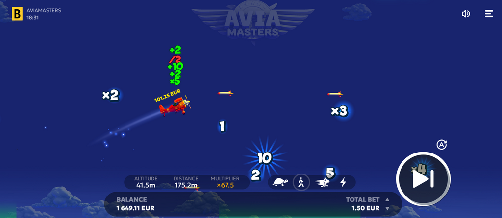 Aviamasters - Evaluation & Free Play